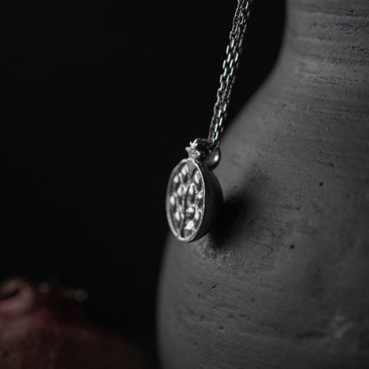 Pomegranate Pendant made from Silver inspired by Hades & Persephone Mythos
