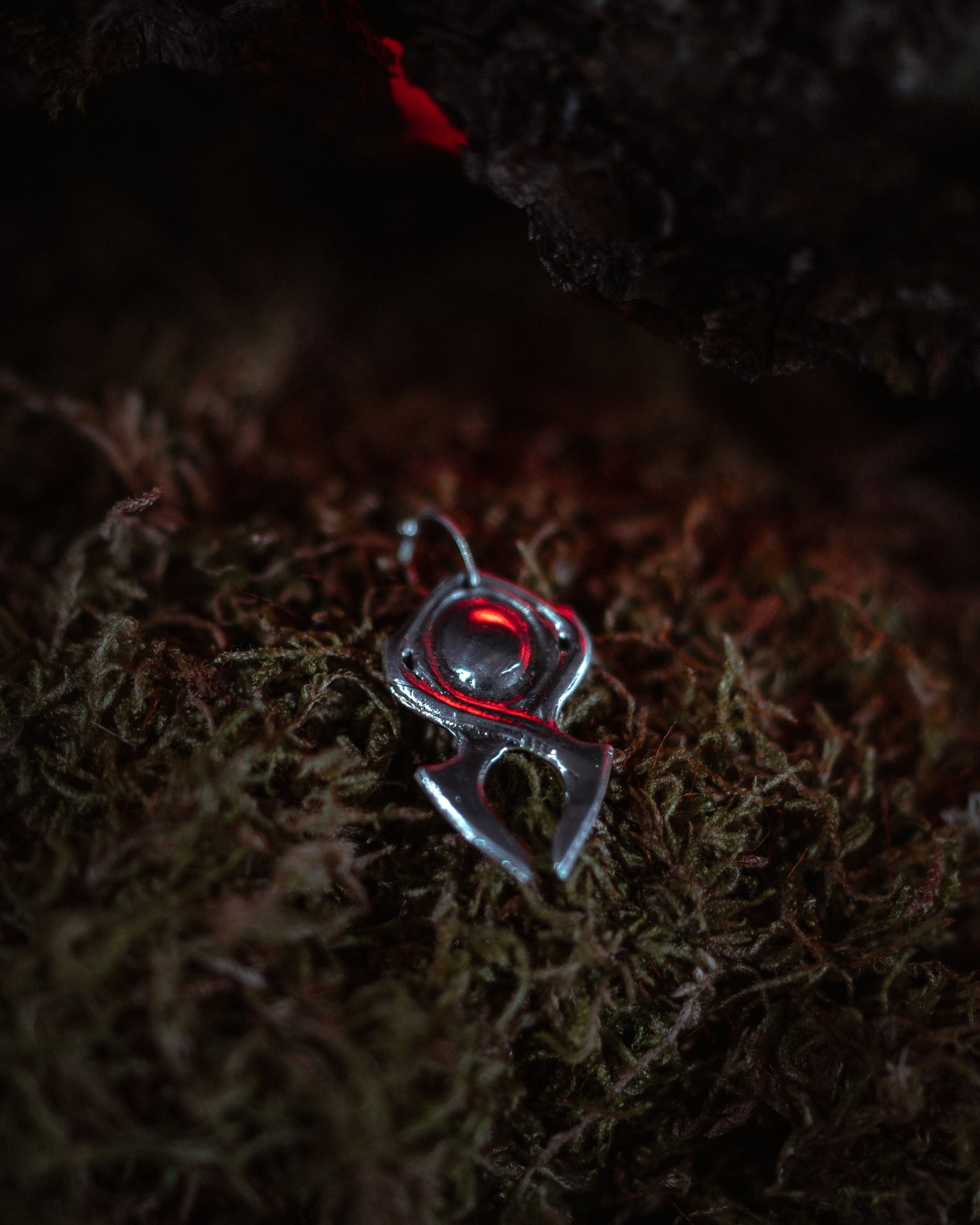Silver necklace pendant inspired by the Horadrim from the Diablo games