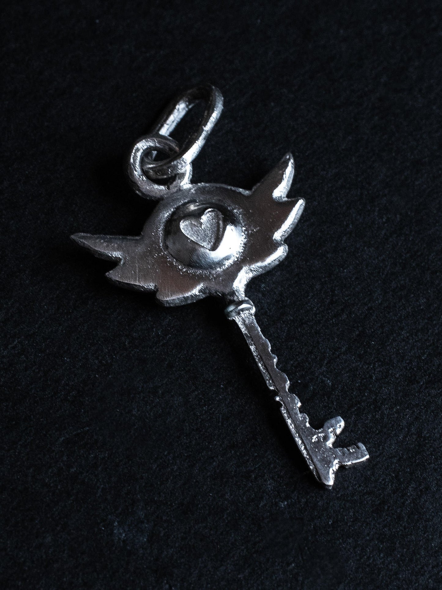 Hazbin Hotel room key made from solid silver as a necklace pendant