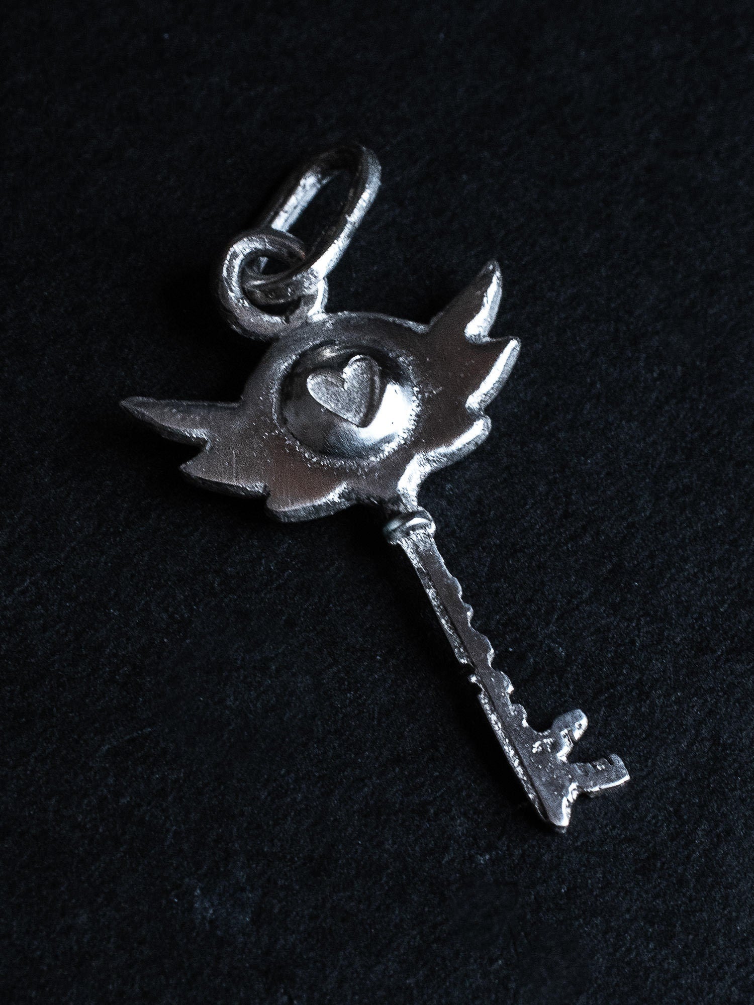 Hazbin Hotel room key made from solid silver as a necklace pendant