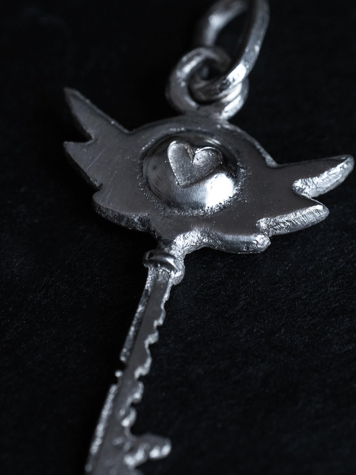 Hazbin Hotel room key made from solid silver as a necklace pendant