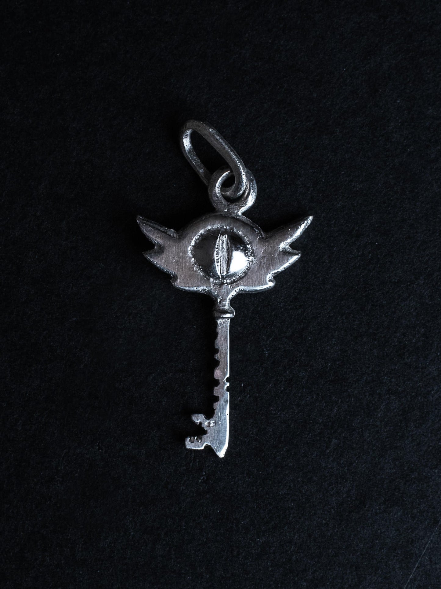 Hazbin Hotel room key made from solid silver as a necklace pendant