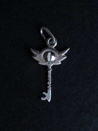 Hazbin Hotel room key made from solid silver as a necklace pendant