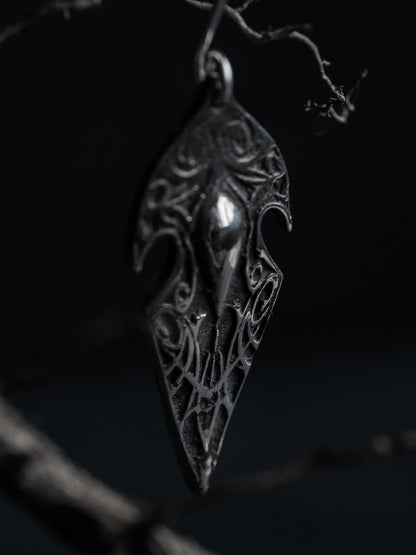 Silver Elvish Earring inspired by Noldor Design from the Lord of the Rings